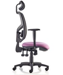 Mesh Back Task Chair with head rest & adjustable arms