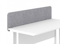 450H  x 1400mm Fully Upholstered Fabric Desk Screens