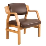 Solid Beech Bariatric Chair With Arms