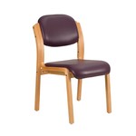 Beech Stacking Chair With Arms